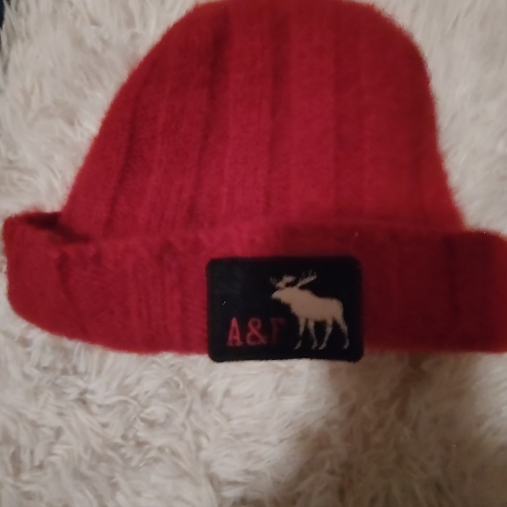 Abercrombie &Fitch red wool toboggan